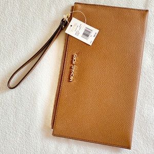 Michael Kors Leather Clutch Wristlet